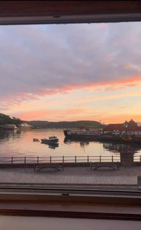 Panoramic Harbour View Apartment Oban Esterno foto